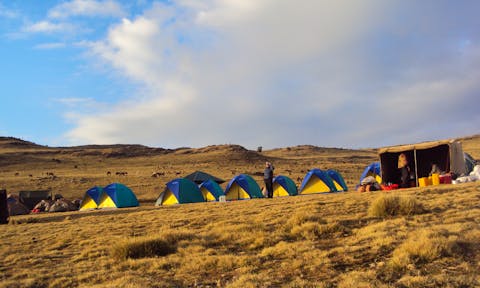 Camping in the Simien Mountains
