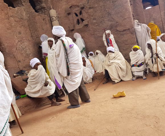 Rock churches of Lalibela in Ethiopia