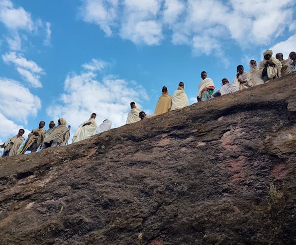 Rock churches of Lalibela in Ethiopia